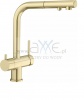 Bateria BLANCO Fontas-S II do wody filtrowanej Satin GOLD wyciągana wylewka